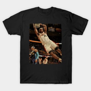 LeBron James on Cleveland Cavaliers T-Shirt